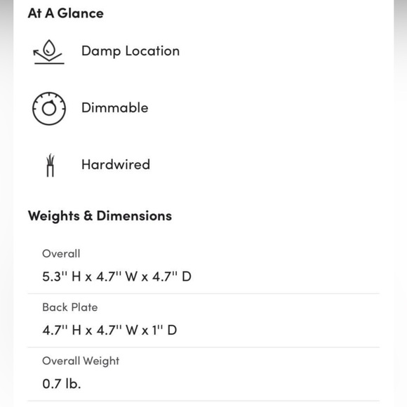 Dimmable Sconce Light Fixture - Picture 3 of 4